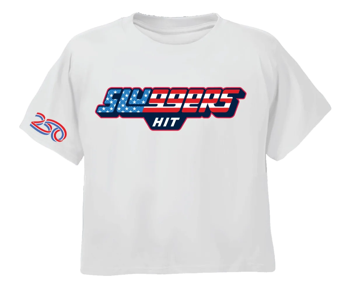 USA 250th Anniversary Crop Top White
